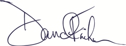 Signature of David Fricker Director-General National Archives of Australia from 2012