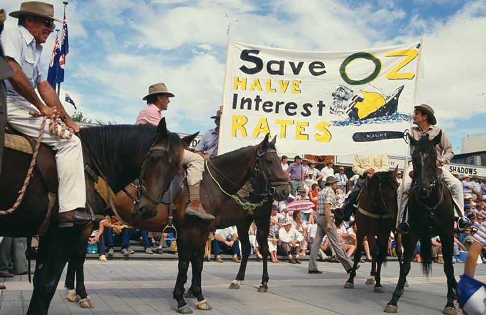 Farmers' rally in Canberra