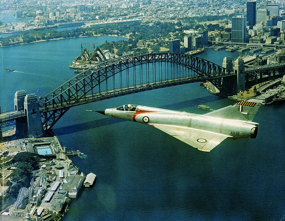 RAAF Mirage jet aircraft