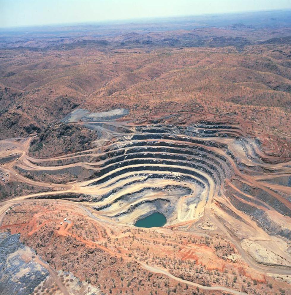 Aerial View Of The Mary Kathleen Uranium Mine In Queensland | Naa.gov.au