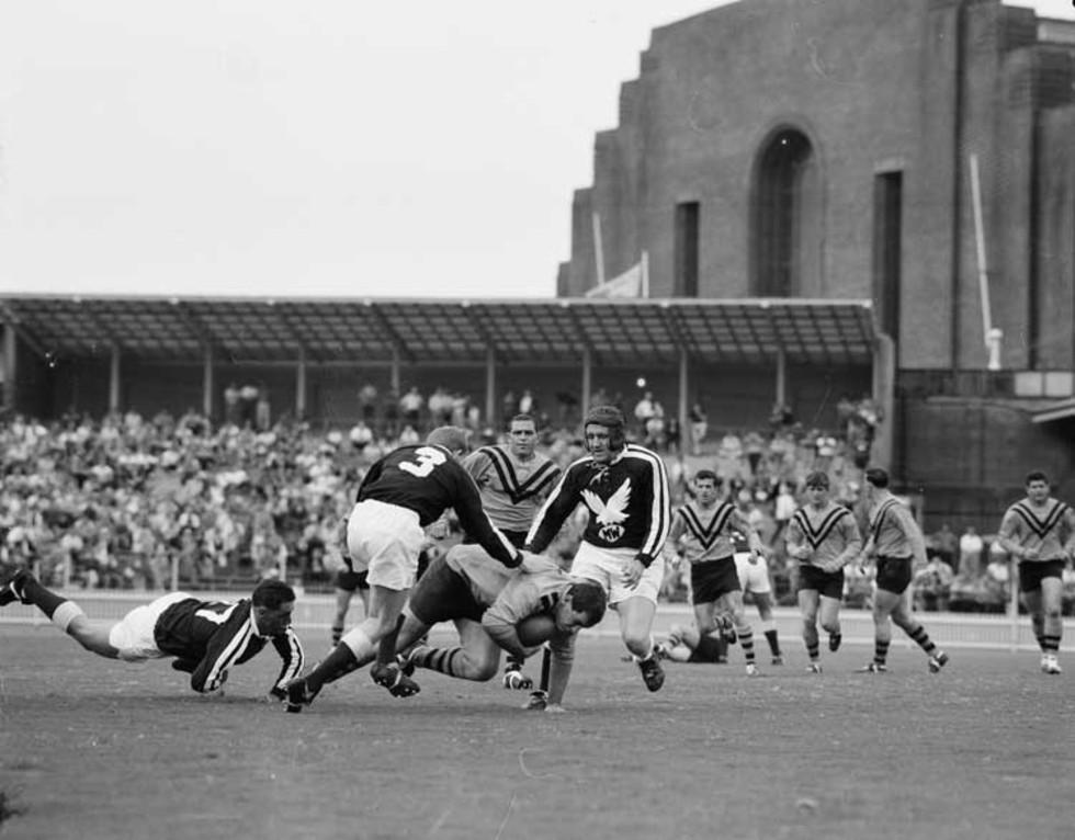 Rugby League game in Sydney.