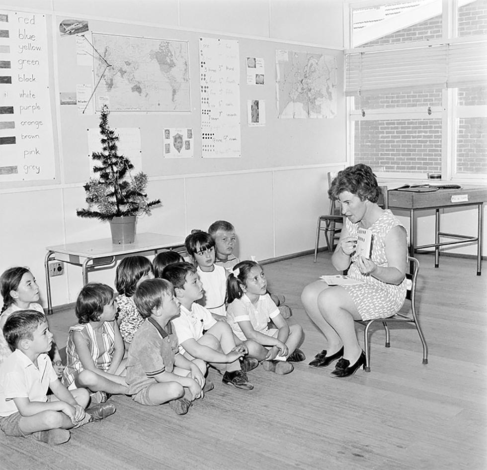 Migrant children at Springvale Primary School, Victoria.