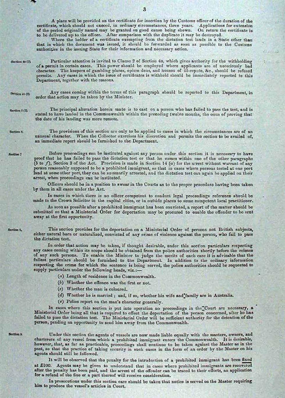 A circular of notes for the guidance of officers.