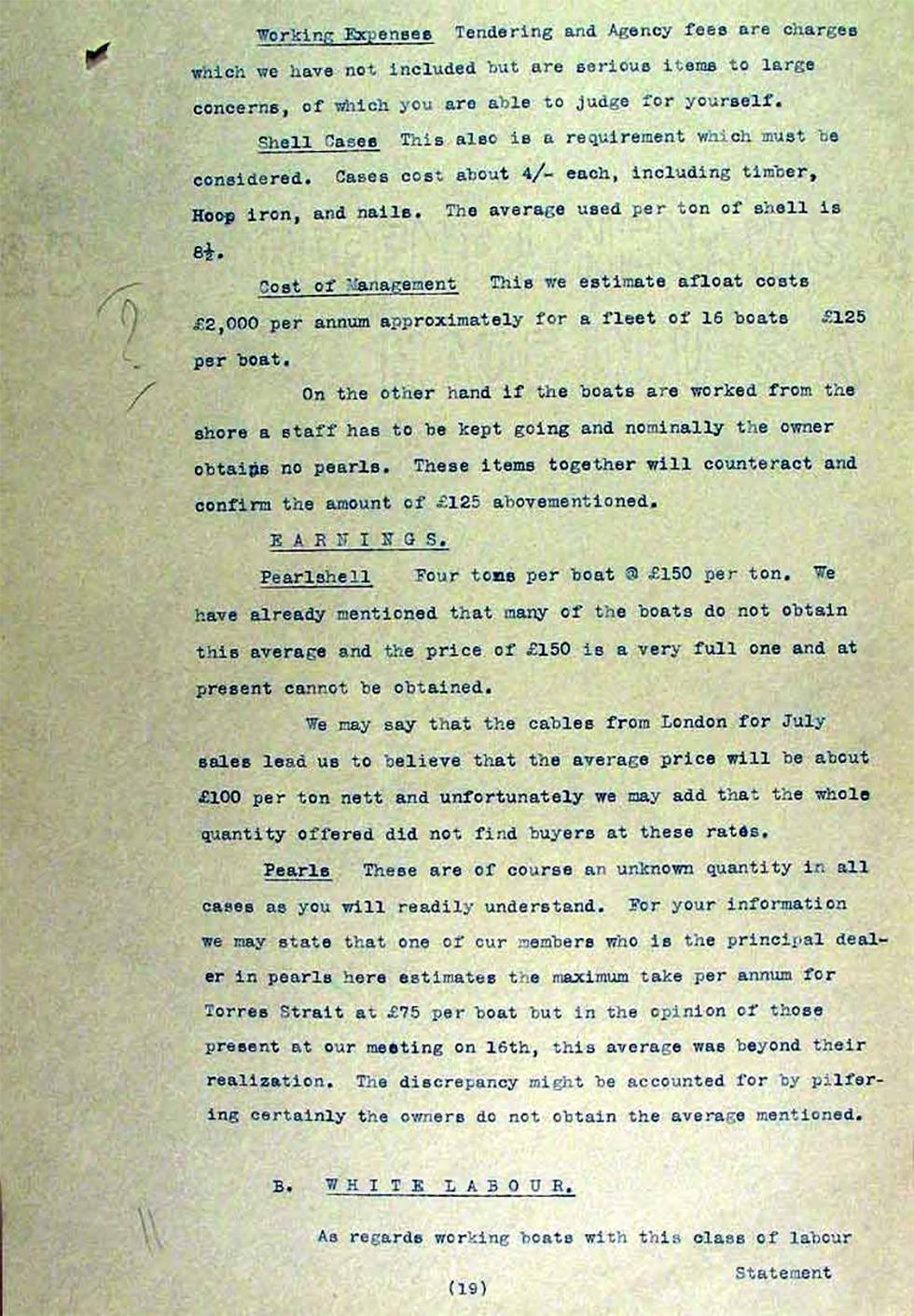 Operation of the Immigration Restriction Act in the Northern Territory, South Australia and Thursday Island - page 19.