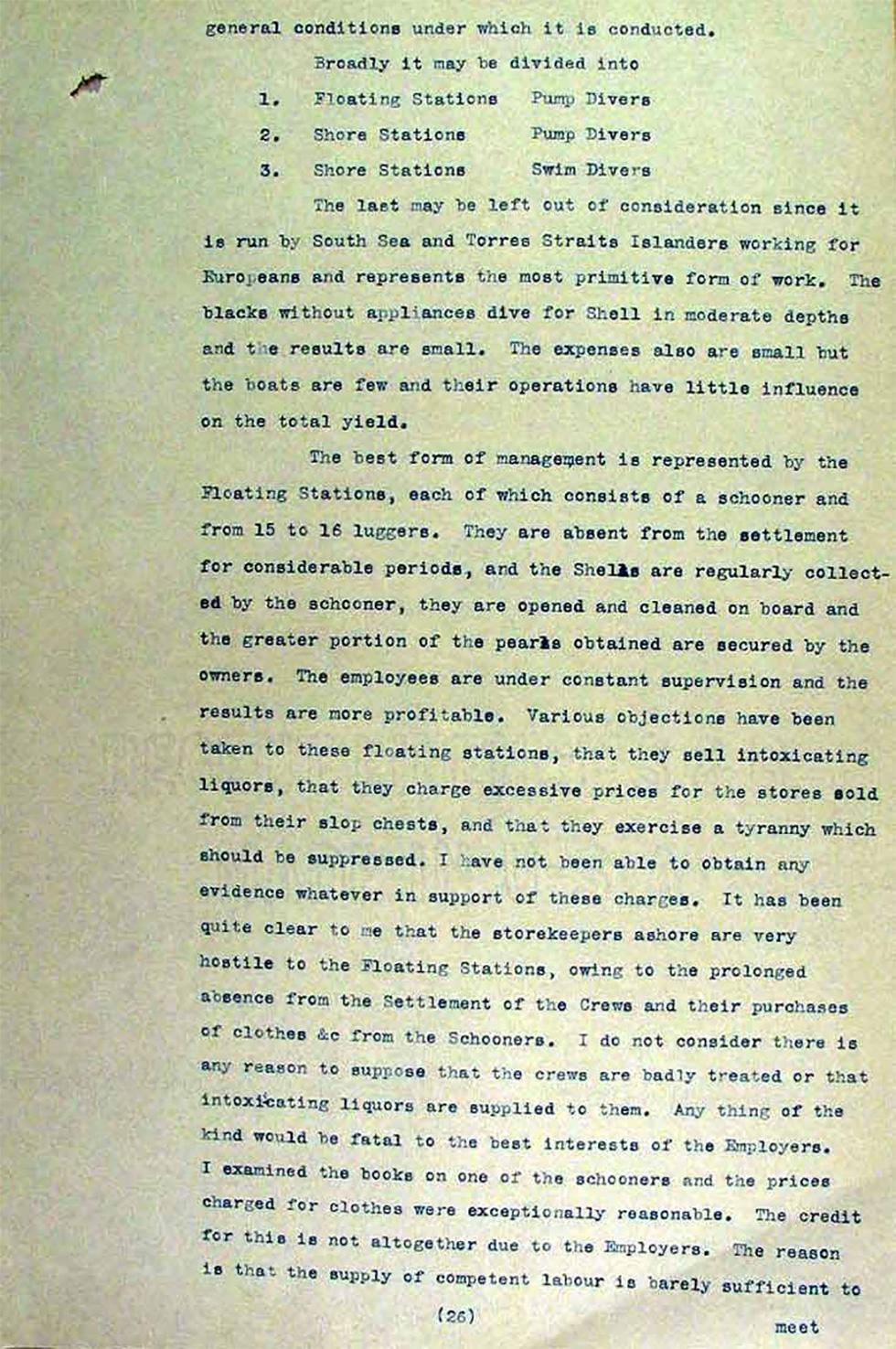 Operation of the Immigration Restriction Act in the Northern Territory, South Australia and Thursday Island - page 26.