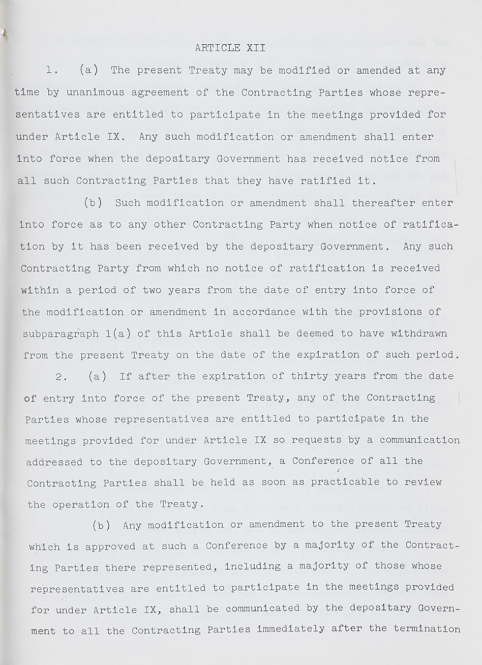 The Antarctic Treaty.