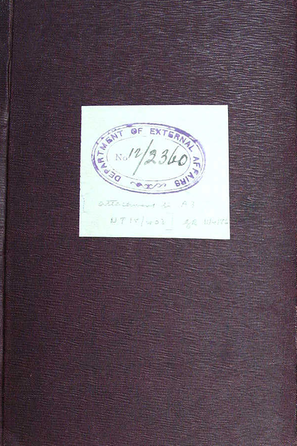 Cover of the Book of gospels and teachings in Aranda language. 