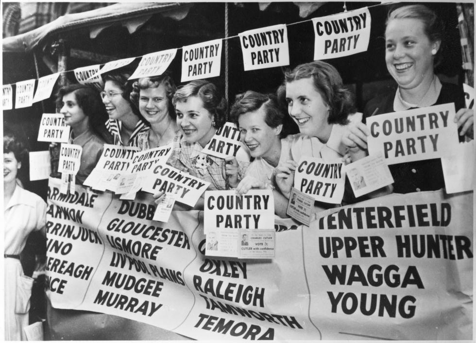 A Country Party NSW election stall, 1968.