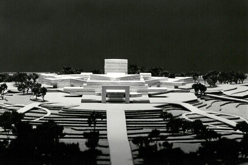 Model of Parliament House designed by AF Philips.