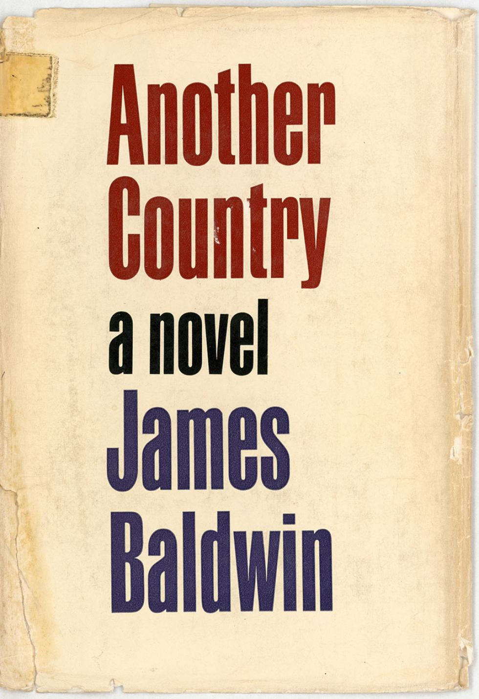 A simple book cover: Another Country a novel James Baldwin