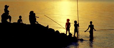 Aboriginal boys in the Northern Territory, 1971.