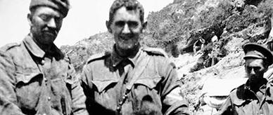 Private Simpson and his donkey at Gallipoli.