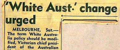 White Australia change urged.