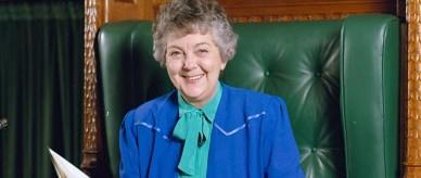 Joan Child, the Speaker of the House of Representatives from 1986 to 1989.