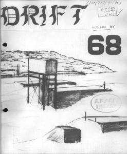 Cover: Drift 1968 hand drawn