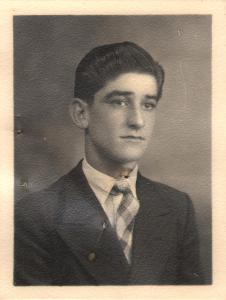 A young Tony Grima, 1947.