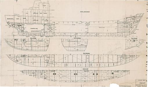 Cross-section drawings of the Blythe Star.