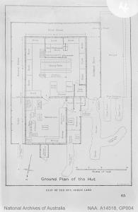 Plan of Mawson's Hut, Commonwealth Bay, Adelie Land, 1911-1914 NAA: A14518, GP004